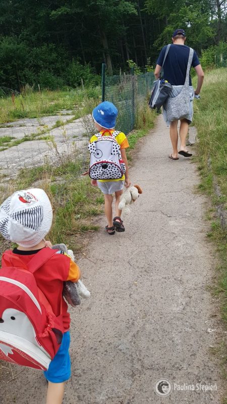W drodze na plażę