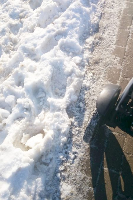 Ale jak śnieg był to potwierdzam - koła pompowane - cudo!
