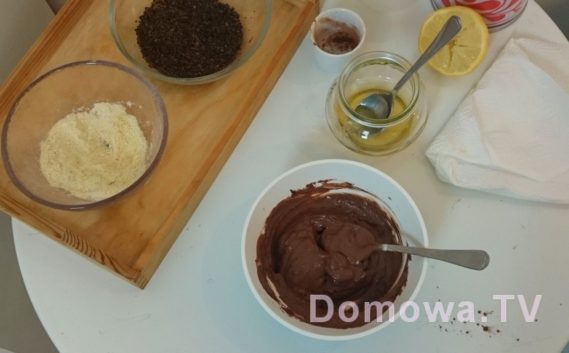 Przygotowanie maseczki czekoladowej