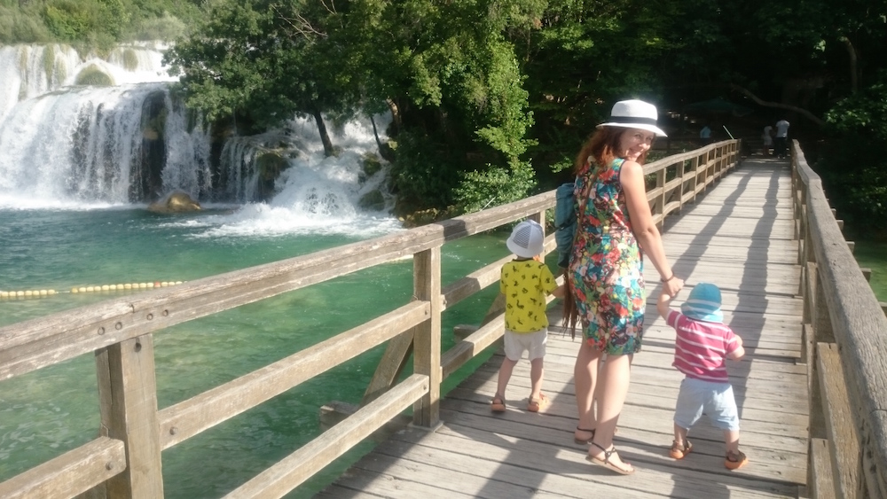 Chorwacja z dziećmi, tu wodospady Krka