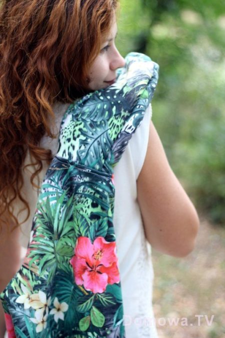 Bluza w hawajskie wzory