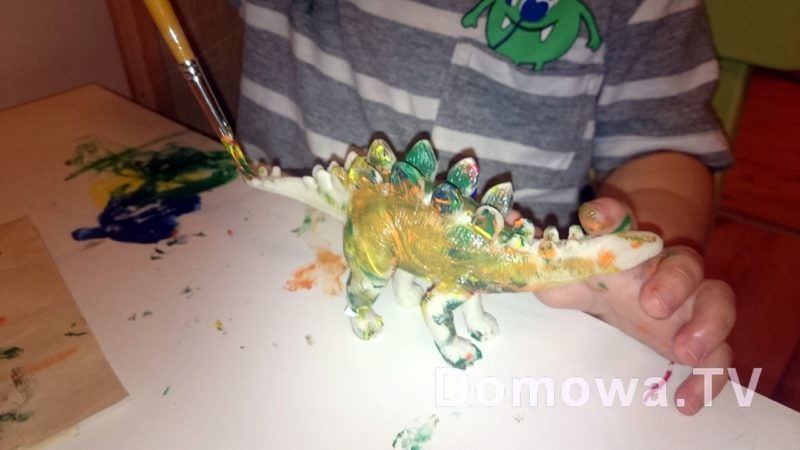 Jak by nie pomalować tych dinozaurów to zawsze wyglądały "jak prawdziwe"