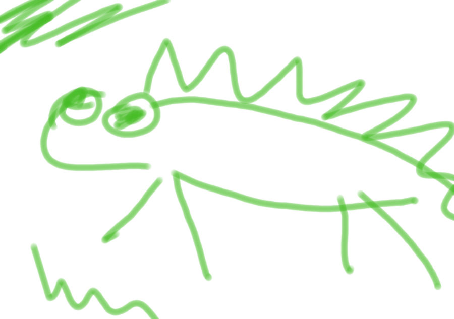 Rysunek dinozaura