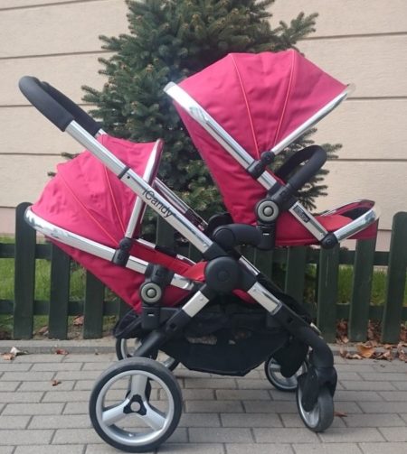 Dwie spacerówki wersja podstawowa, w stronę drogi