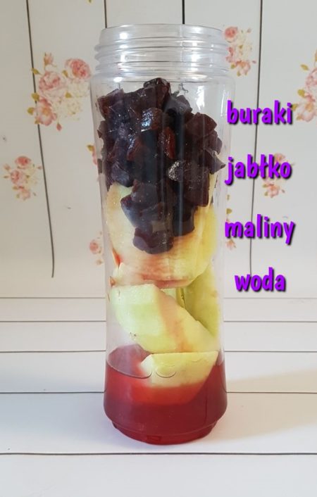 Koktajl buraki i jabłko
