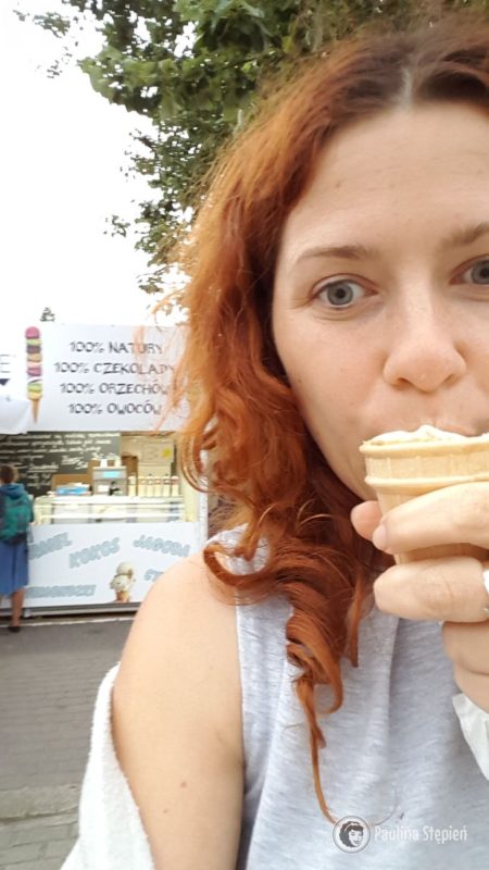 Pyszne lody (pistacjowe - mniam!)