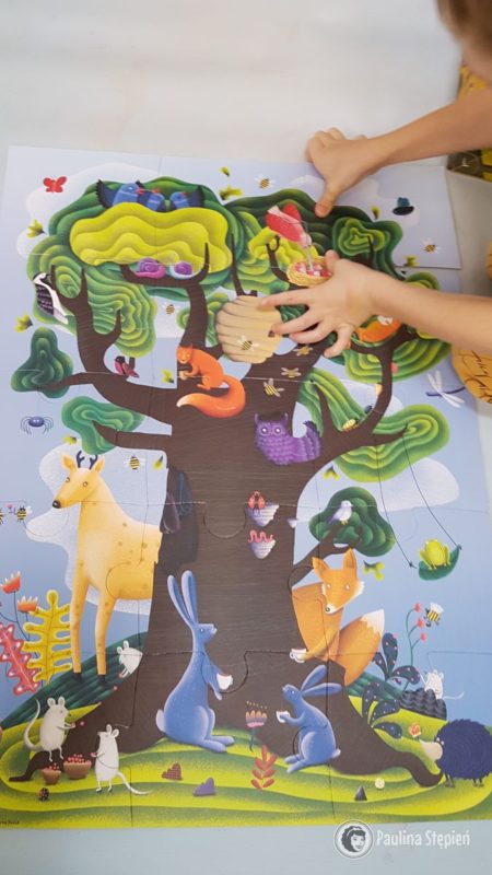 Puzzle XXL mieszkańcy drzewa