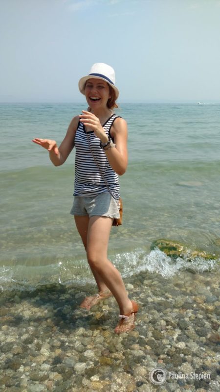 O taka jest zaleta melisek - kamyki nie są straszne :D