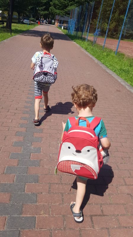 W drodze na plażę