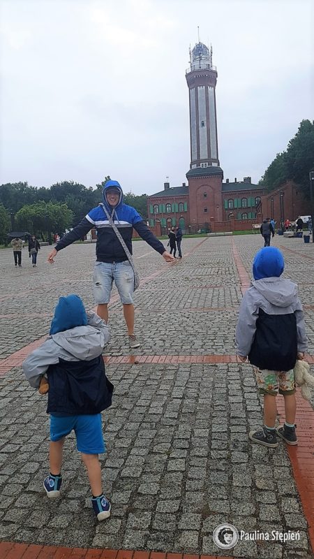 W Niechorzu pogoda nam nie dopisała, ale sama latarnia piękna