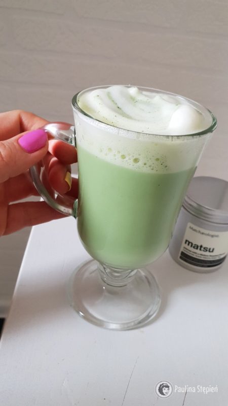 Matcha latte moja ulubiona ostatnio