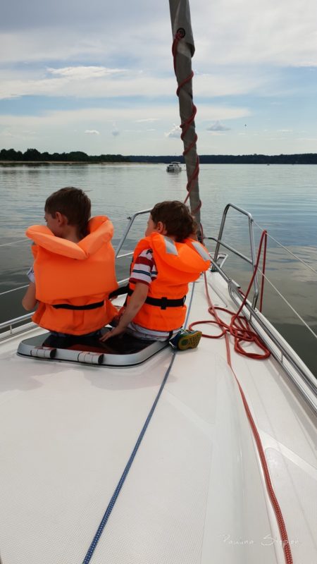 Dzieci czuły się na jachcie świetnie