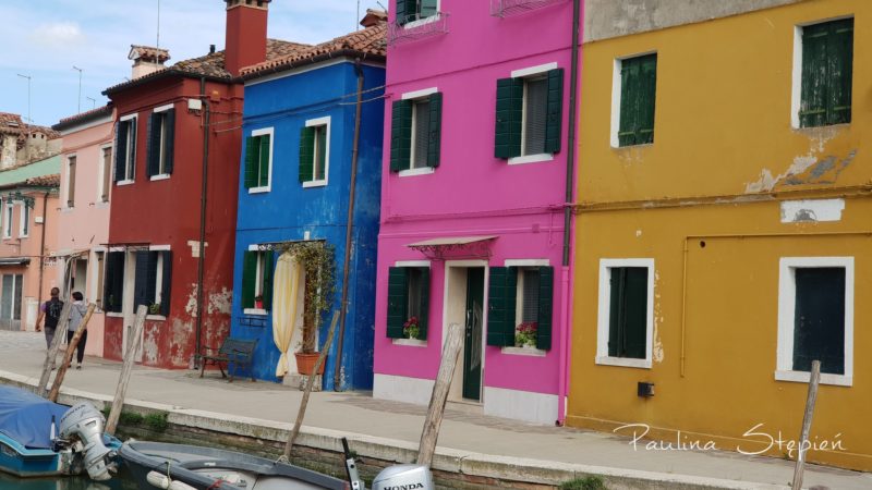 Burano i piękne kolorowe domki