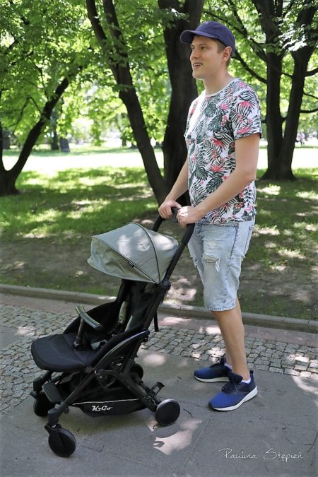 Tutaj Michał z wózkiem Kekk k2go plus
