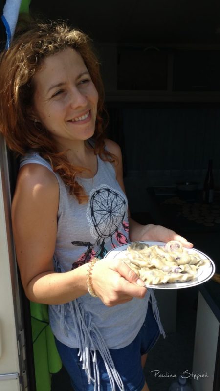 Pierogi z jagodami