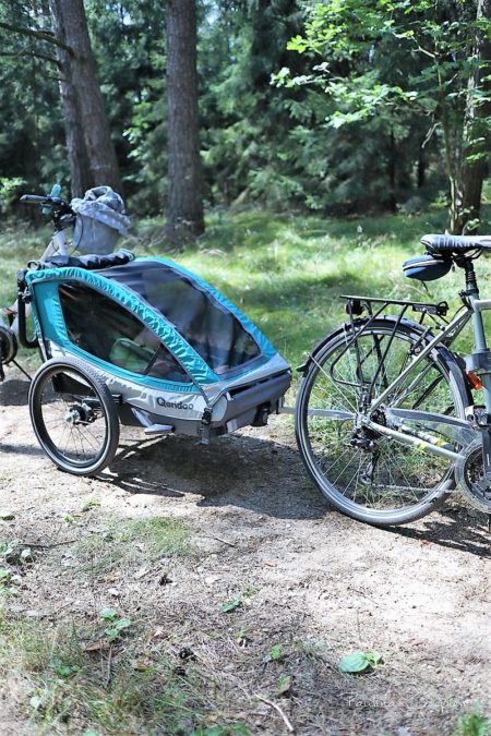 W lesie jazda z przyczepką jest o wiele, wiele wygodniejsza
