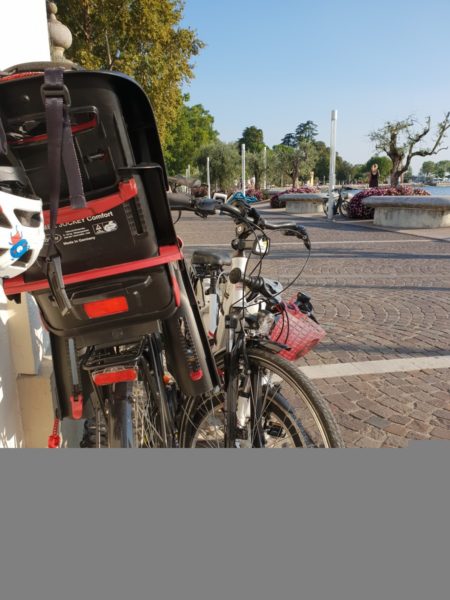 A potem pojechaliśmy na rowerach do Bardolino