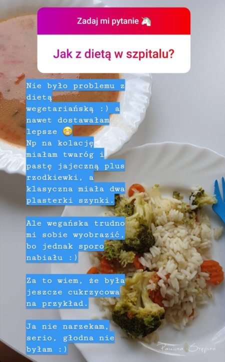 Tutaj o jedzeniu szpitalnym