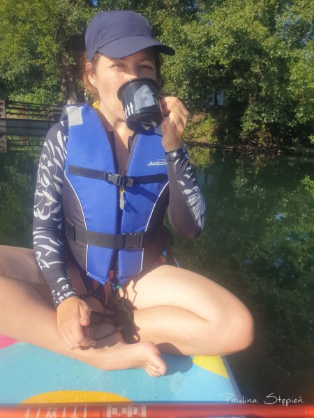 śniadanie na SUPie